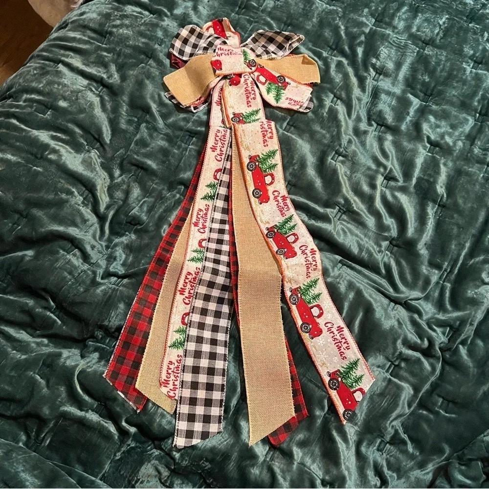Qty.3 Christmas Ribbons Decor